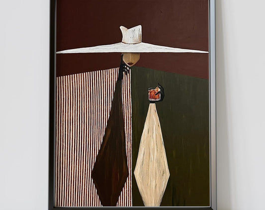 Modern Woman Art Print Abstract Minimalist